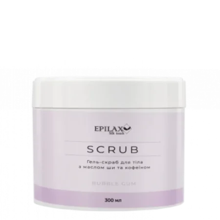 Scrub do ciała Bubble Gum 300 ml – profesjonalny wygładzający peeling z masłem shea i kofeiną