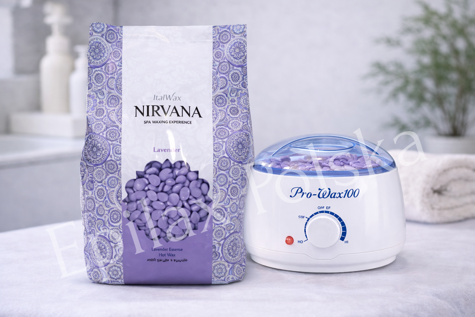 ItalWax Vanira/Nirvana Premium Wax Lavender 1kg - obrazek 3