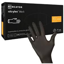 Rękawice MERCATOR nitrylex black XS