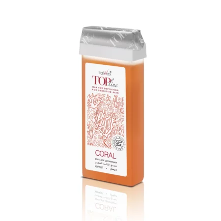 ItalWax Top Line Coral 100 ml – Hipoalergiczny Miękki Wosk w Rolce do Skóry Wrażliwej