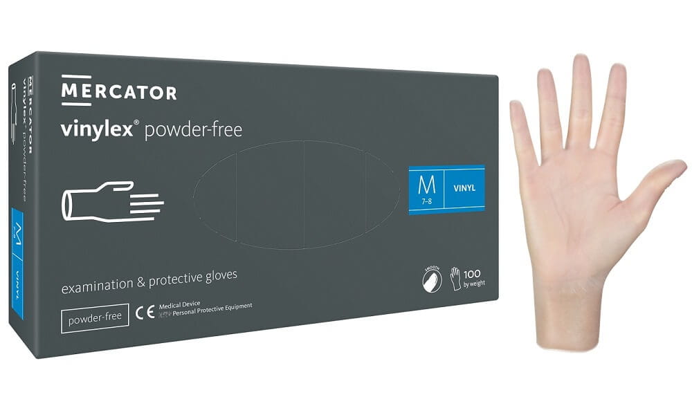Rękawice MERCATOR vinylex bezpudrowe M - obrazek 3