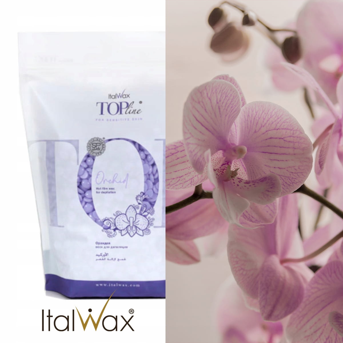 ItalWax Top Line Orchid Synthetic Film Wax 750g - obrazek 2