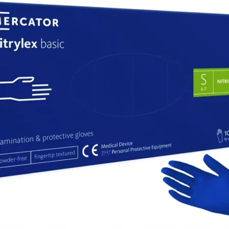 Rękawiczki MERCATOR nitrylex basic (dark blue) S