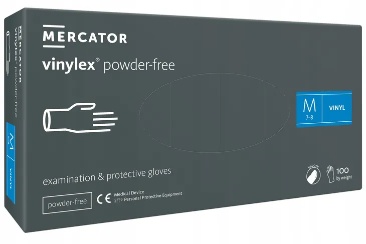 Rękawice MERCATOR vinylex bezpudrowe M - obrazek 2