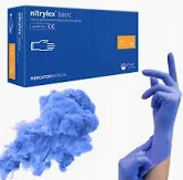 Rękawiczki MERCATOR nitrylex basic (dark blue) XS