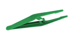 Pęseta jednorazowa ZIELONA 12,5 см  (zestaw 10 szt )