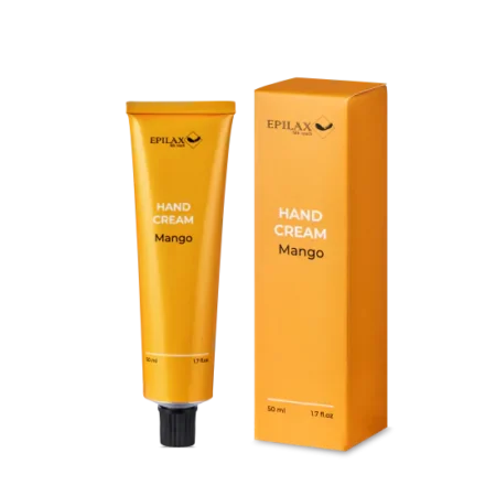 Krem do rąk Mango Epilax 50 ml – nawilżająco-odżywczy z masłem shea, olejem migdałowym i skwalanem