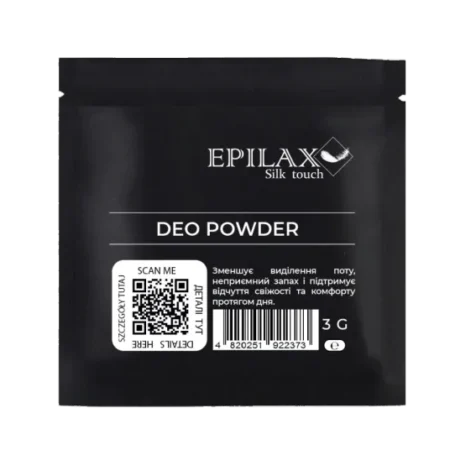 Tester Puder dezodorujący Epilax 3 g (po 5 saszetek w zestawie)