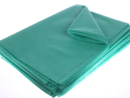 Prześcieradło  jednorazowe włókninowe podfoliowane 35g /m2 (Zielone) 10 szt  220x80cm