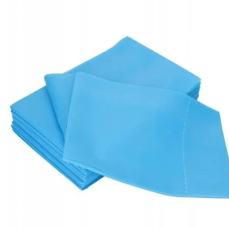 Prześcieradło  jednorazowe włókninowe podfoliowane 35g /m2 (Niebieskie) 10 szt  220x80cm