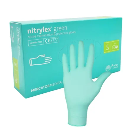Rękawice MERCATOR nitrylex green- S Zielone