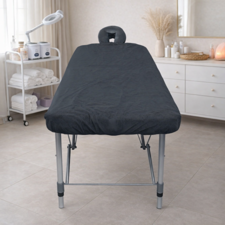 Podkład flizelinowy CZARNY z gumką 10szt