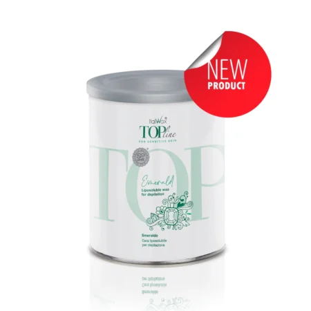 Wosk w Puszce ItalWax Top line   Emerald  800ml - Hipoalergiczny Miękki do Skóry Wrażliwej